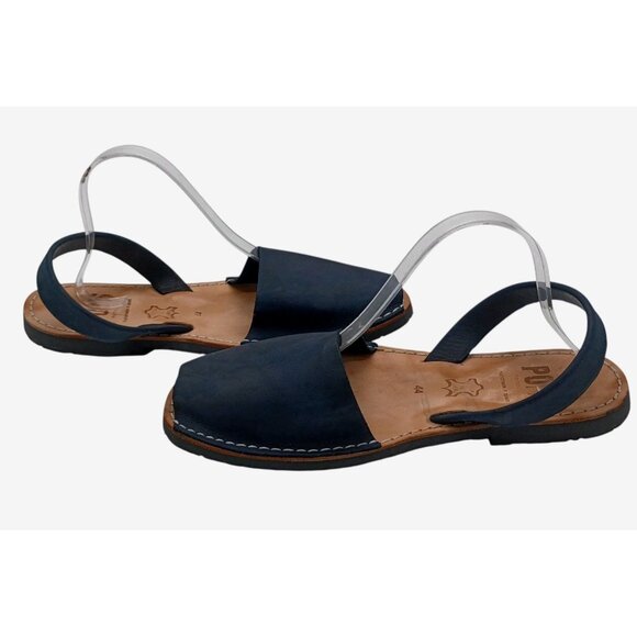 Pons Avarcas Shoes Mens Size EU 44 US 11 Leather Handmade Minorcan Sandals Spain - Picture 8 of 8